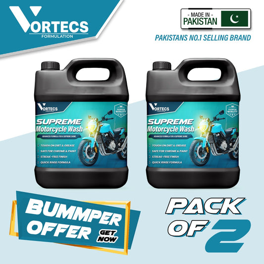 Pack Of 2 Supreme Motorcycle Wash - 4 litre