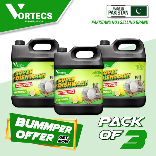 Pack Of 3 Heavy duty Super Dish Wash - 4 litre