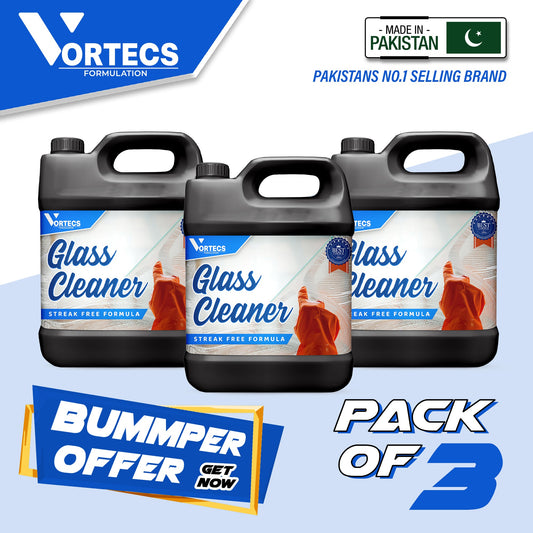 Pack Of 3 Glass Cleaner - 4 litre