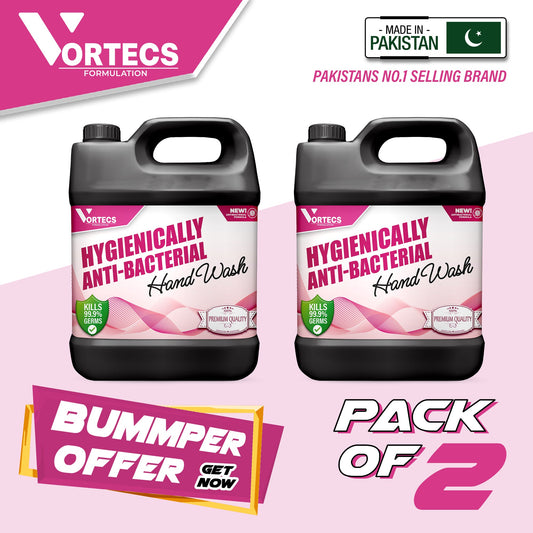Pack Of 2 Hygienically  Anti-Bacterial Hand wash liquid Soap - 4 litre