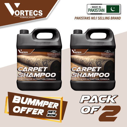Pack Of 2 Carpet Cleaning shampoo - 4 litre