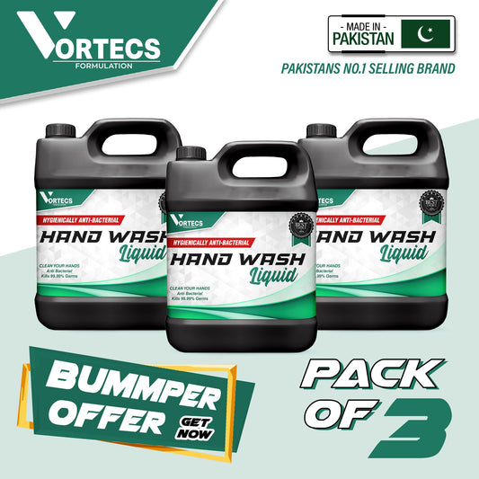 Pack Of 3 Anti-bacterial Hand Wash - 4 litre