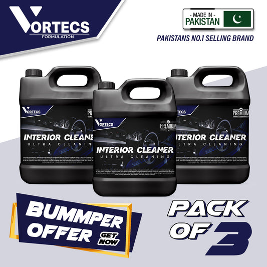 Pack Of 3 Car Interior Cleaner - 4 litre