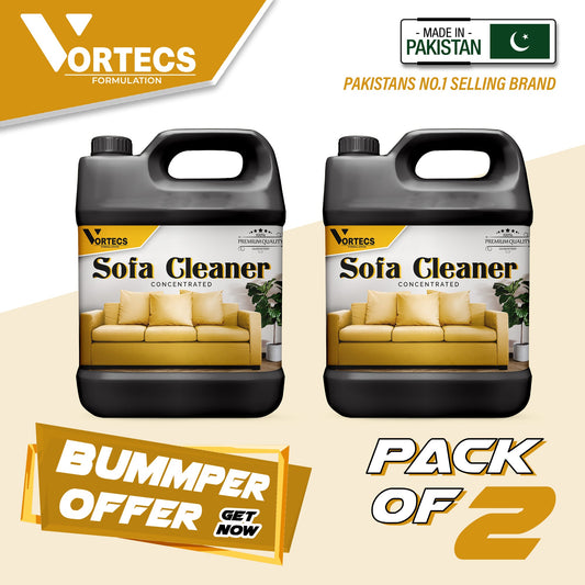Pack Of 2 Sofa Cleaner Concentrated - 4 litre