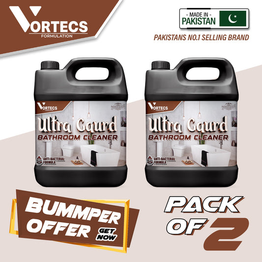 Pack Of 2 Ultra Guard Bathroom Cleaner Cool Mint Fragrance - 4 litre