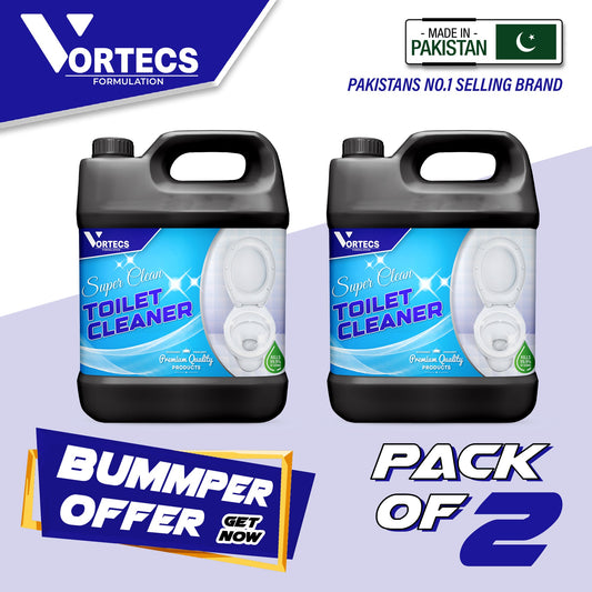 Pack Of 2 Super Clean Toilet Cleaner Cool Mint Fragrance - 4 litre