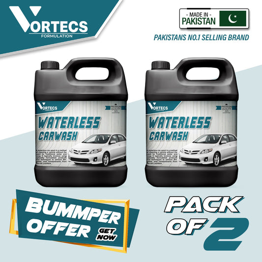 Pack Of 2 Water Less Car Wash Ready For Use - 4 litre