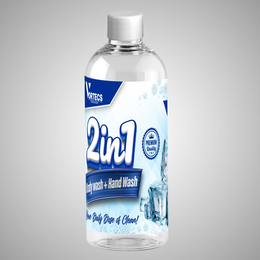 2 in 1 Body Wash + Hand Wash ( Ice Blue ) - 1 litre