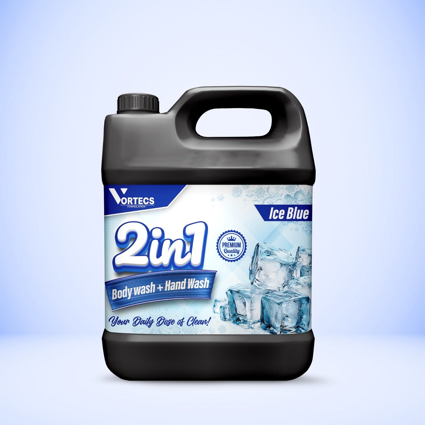 2 in 1 Body Wash + Hand Wash ( Ice Blue ) - 4 litre
