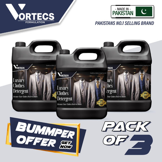 Pack Of 3 Luxury CLothes Detergent - 4 litre