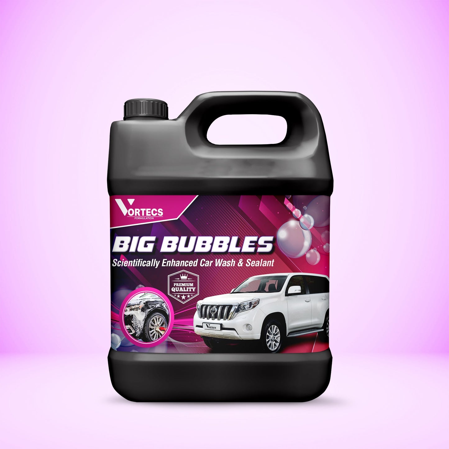 Big Bubble Enhanced car wash & Sealant - 4 litre