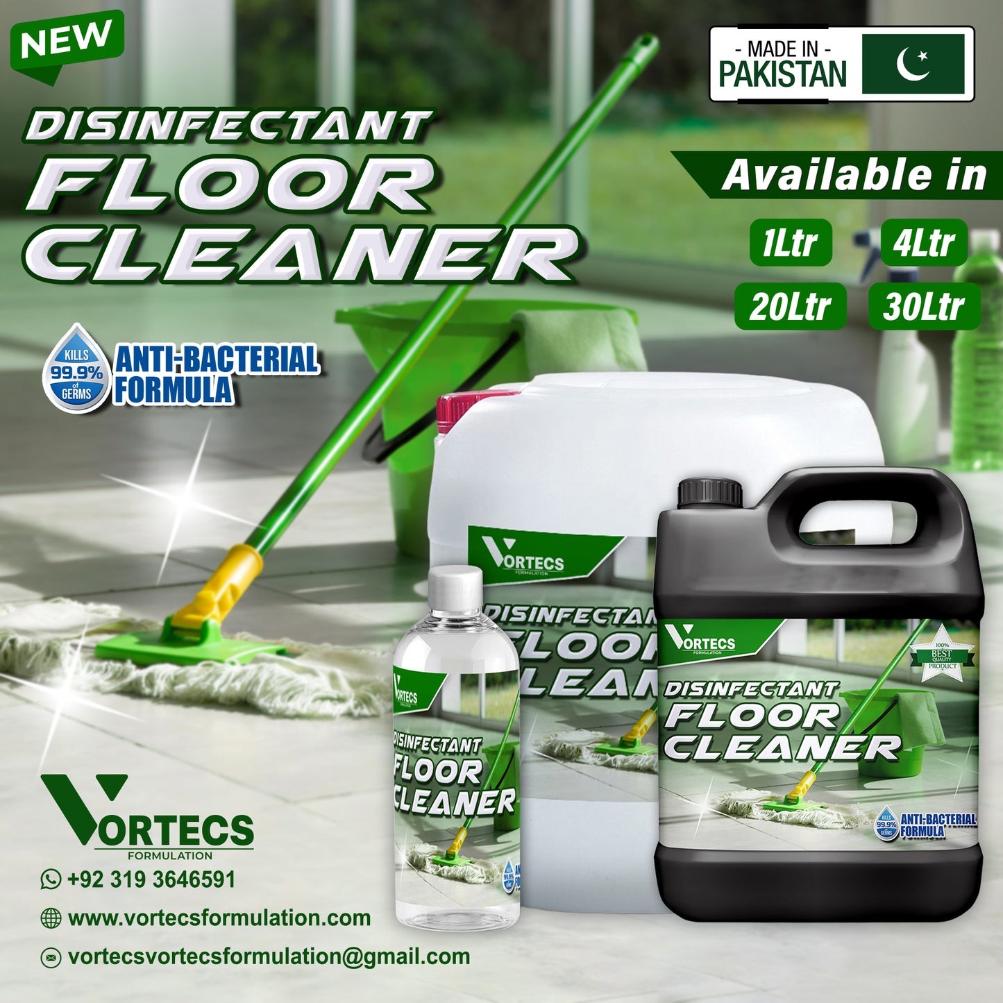 Disinfectant Floor & Multi Purpose Cleaner - 1 litre