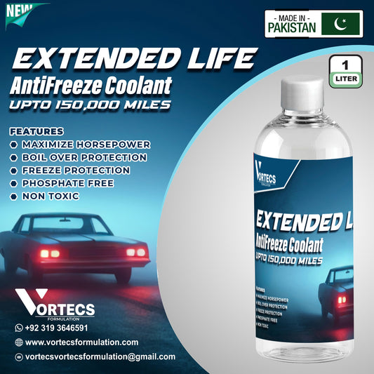 Extended Life Anti-Freeze Coolant For All Vehicle - 1 litre