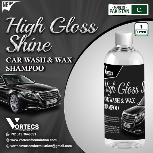High Glossy Shine Car Wash shampoo & Wax Shampoo - 1 Litre