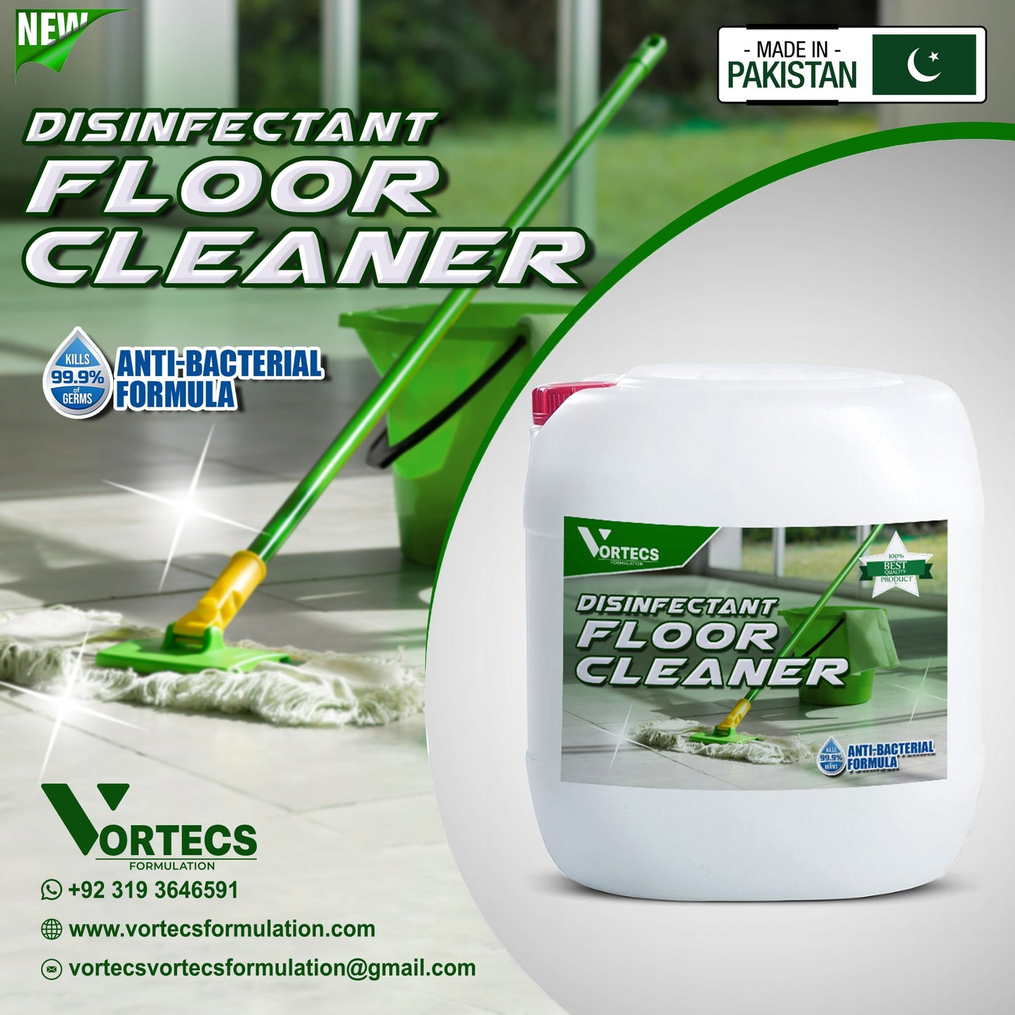 Disinfectant Floor & Multi Purpose Cleaner - 20 litre