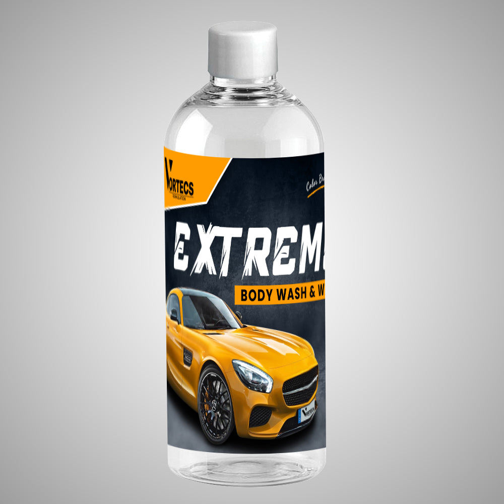 Extreme Body wash + wax car wash shampoo - 1 litre
