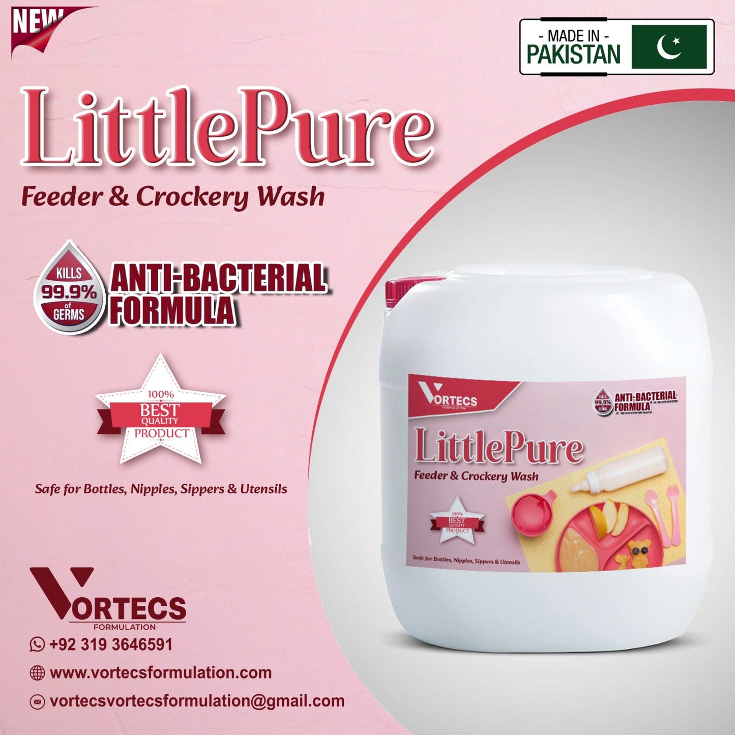 Litle Pure Feeder & Crockery Wash - 30 litre