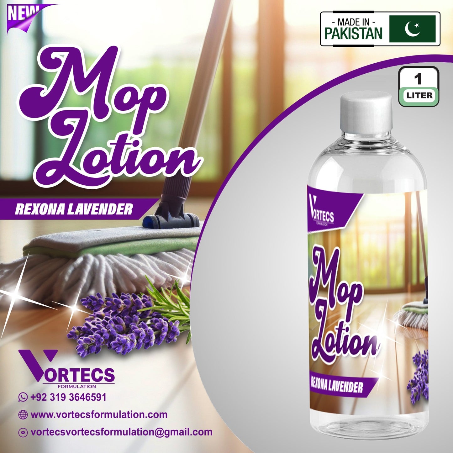 Mop Lotion Rexona Lavender - 1 litre