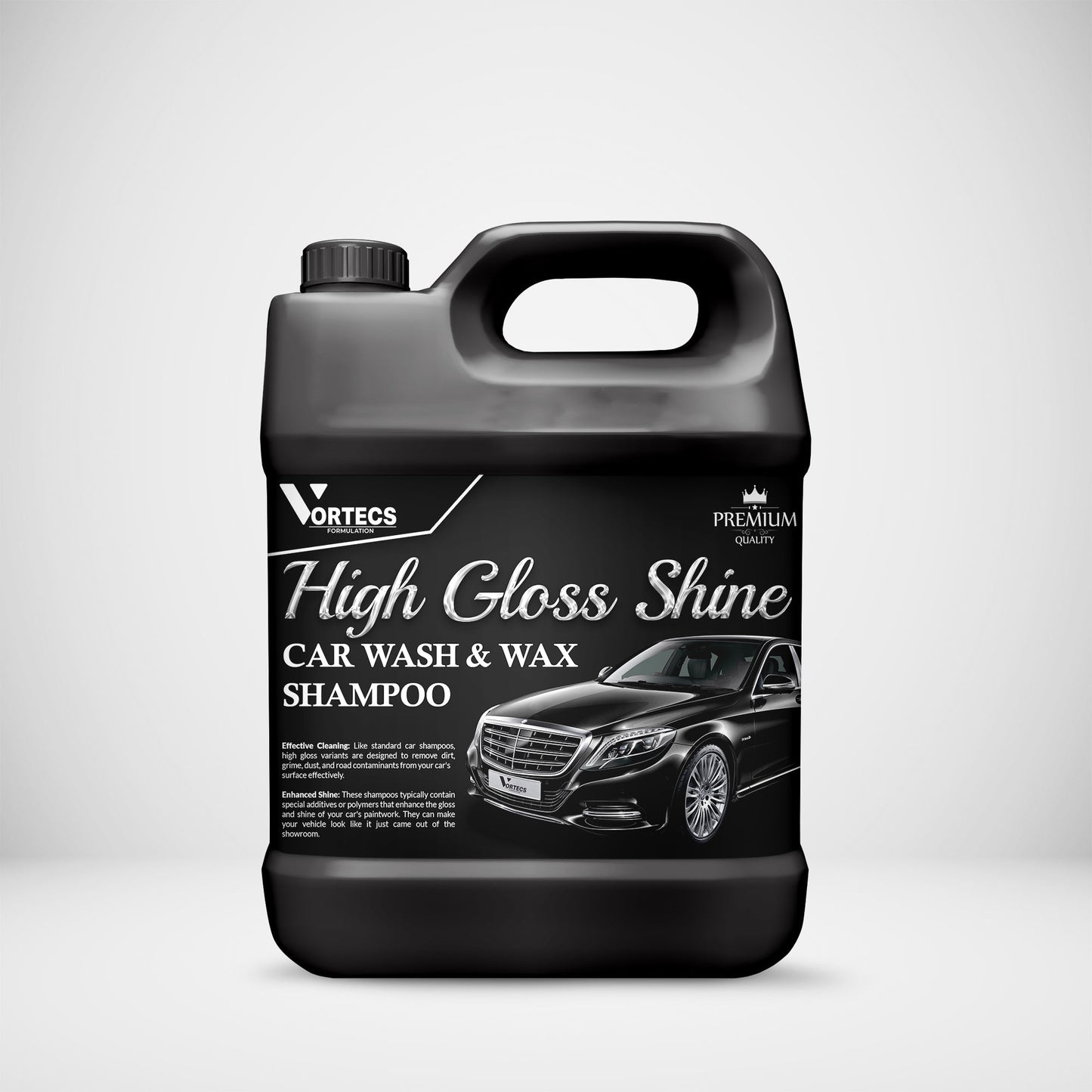 High Glossy Shine Car Wash shampoo & Wax Shampoo - 4 Litre