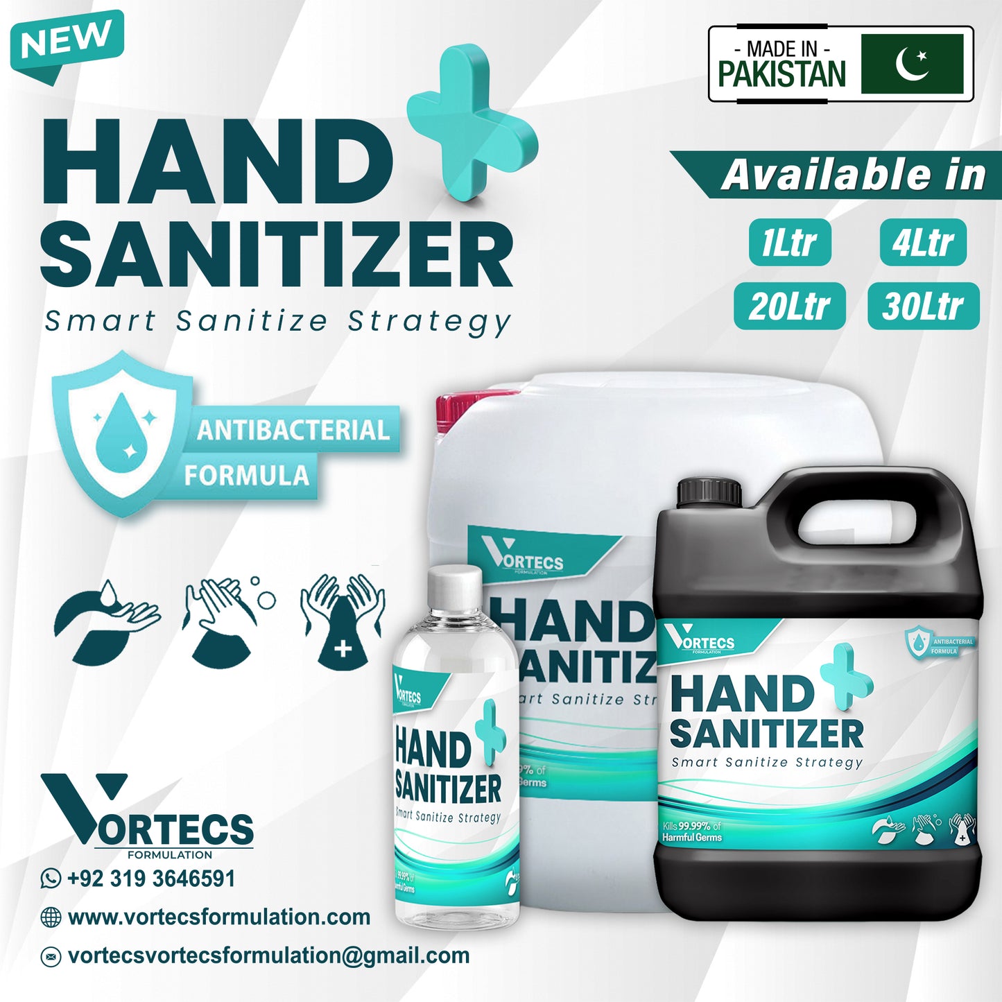 Hand Sanitizer Antibacterial Formula
