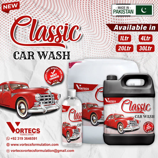 Classic Shine car wash & wax shampoo