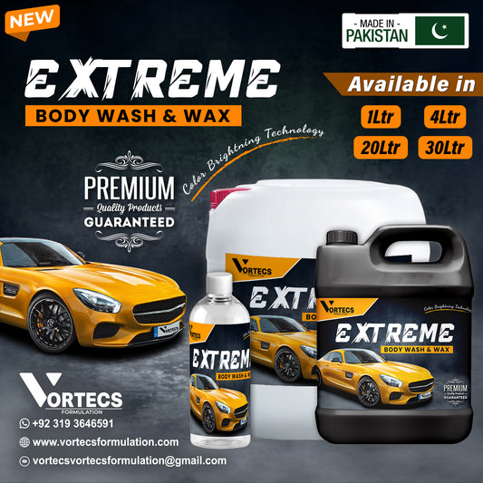 Extreme Body wash + wax car wash shampoo