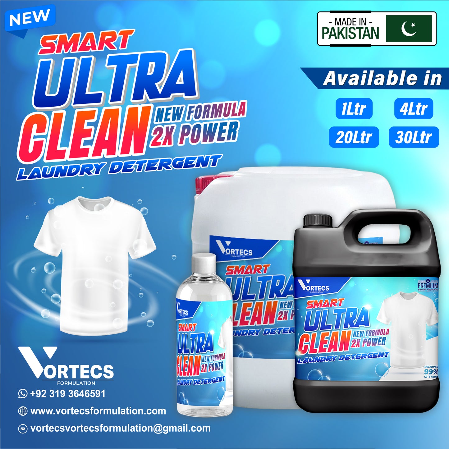 Ultra Clean Liquid Laundry Detergent