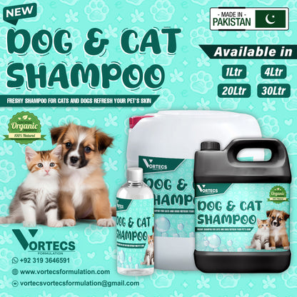 Organic Dogs, Cat and All Pets Shampoo