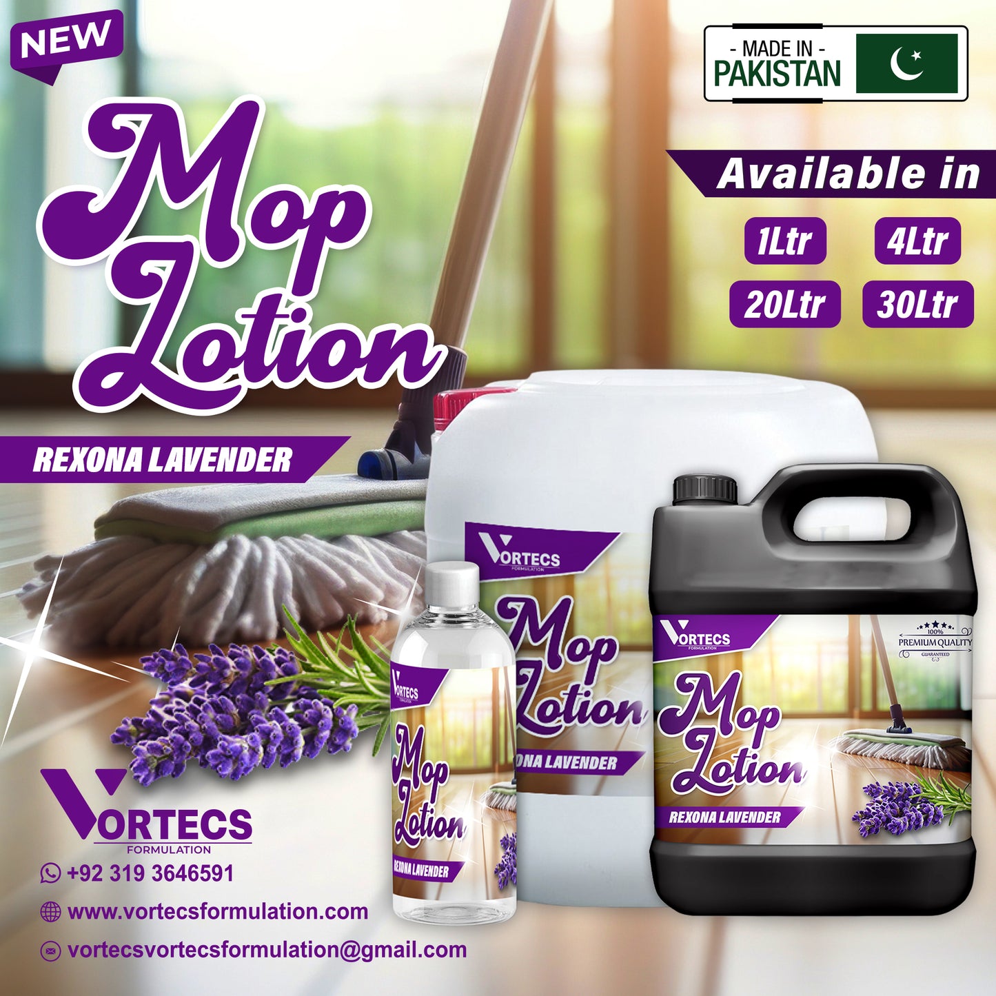 Mop Lotion Rexona Lavender