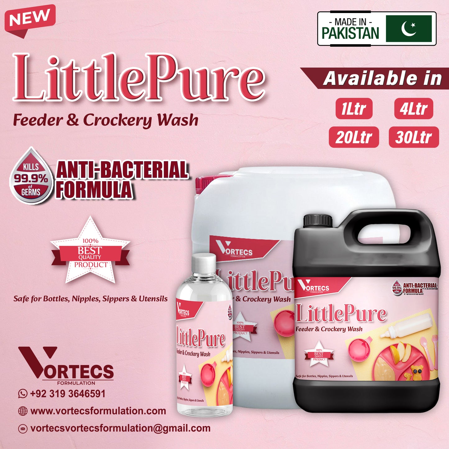 Litle Pure Feeder & Crockery Wash