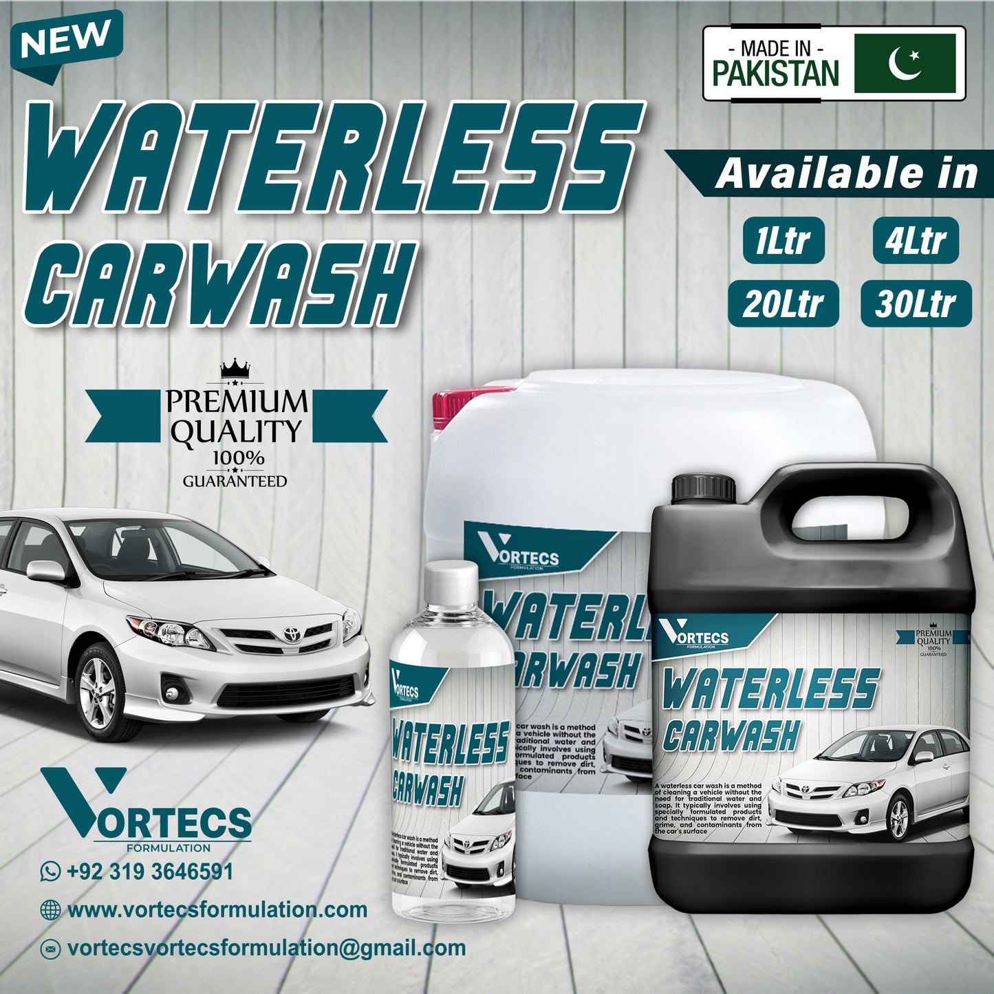 Water Less Car Wash Ready For Use