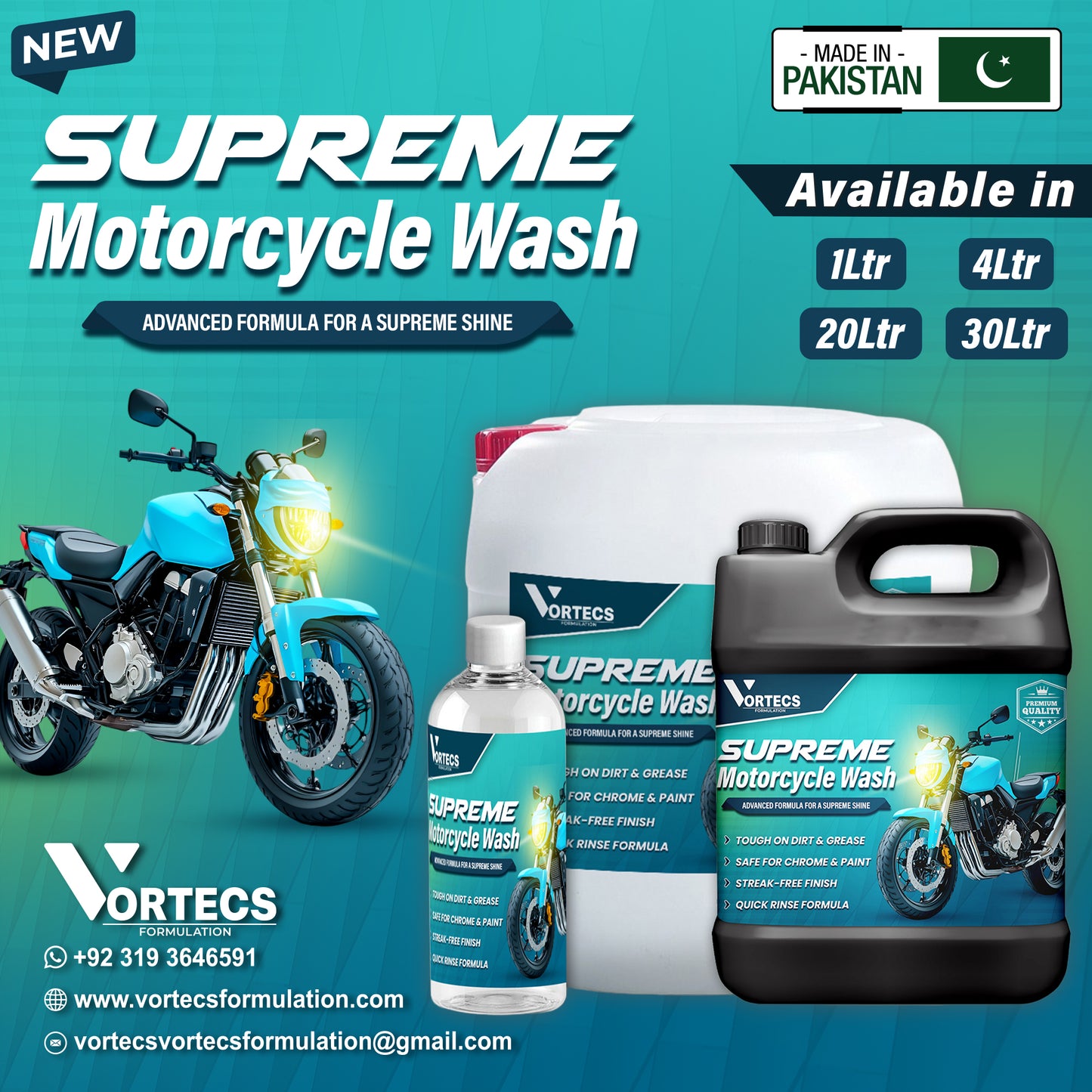 Supreme Motorcycle Wash