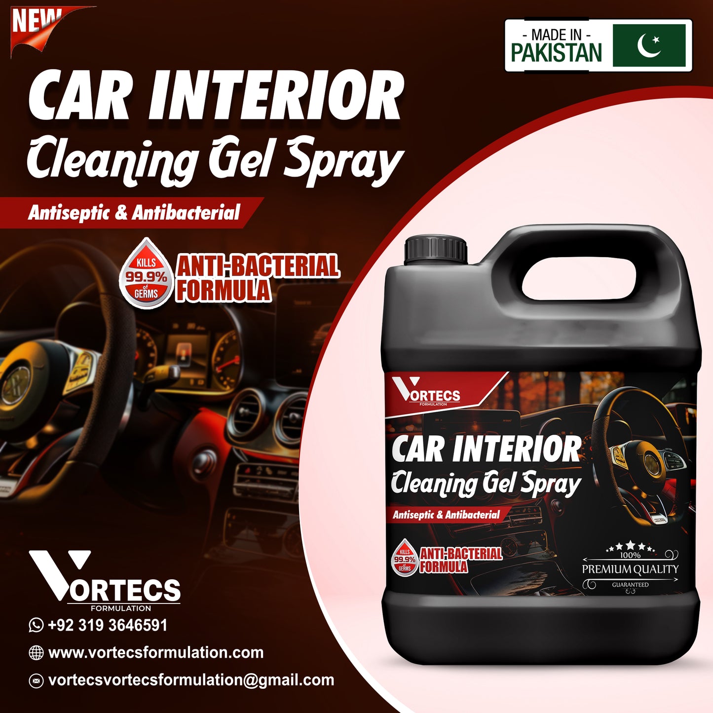 Car Interior Cleaning Gel