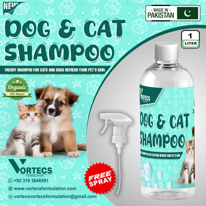 Organic Dogs, Cat and All Pets Shampoo