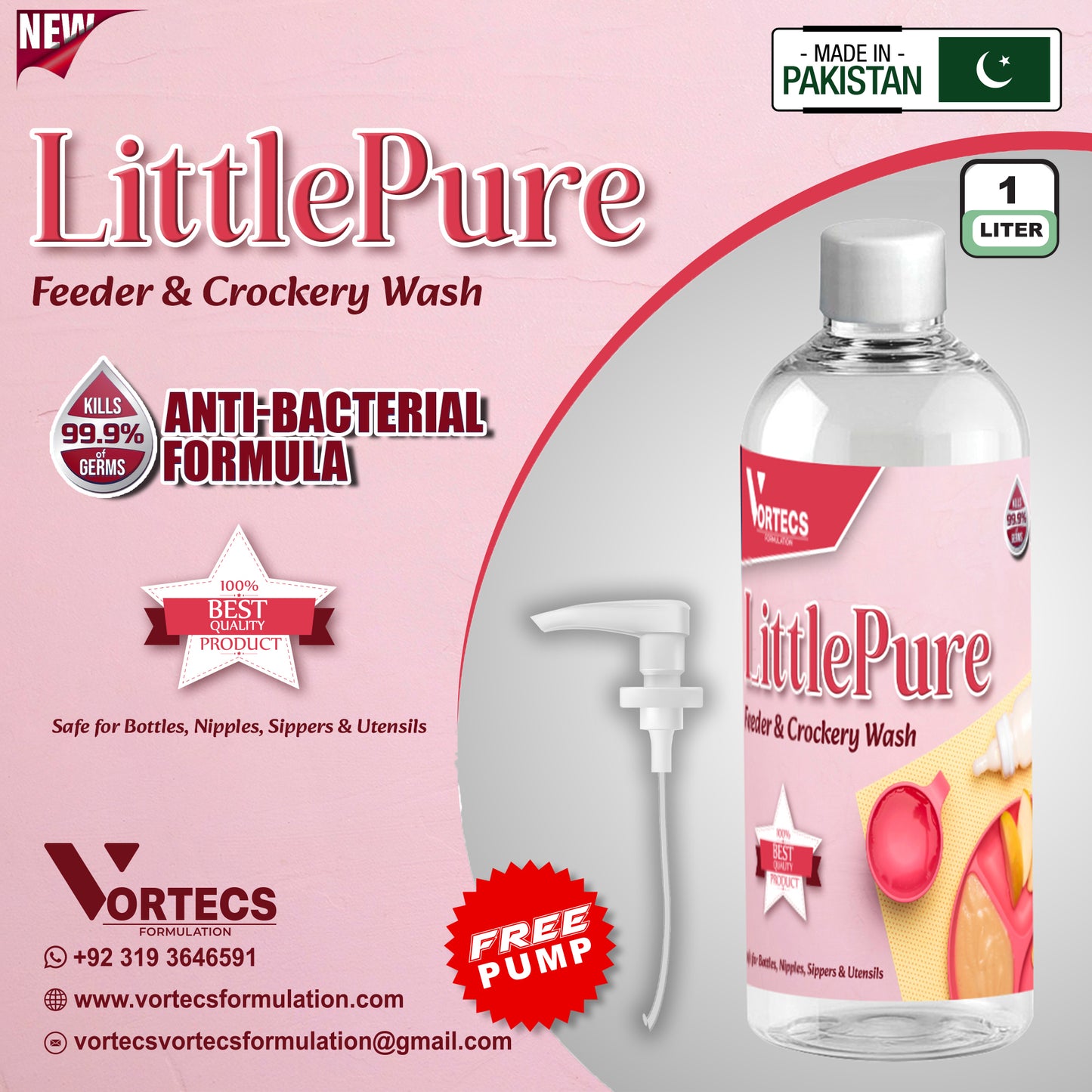 Litle Pure Feeder & Crockery Wash