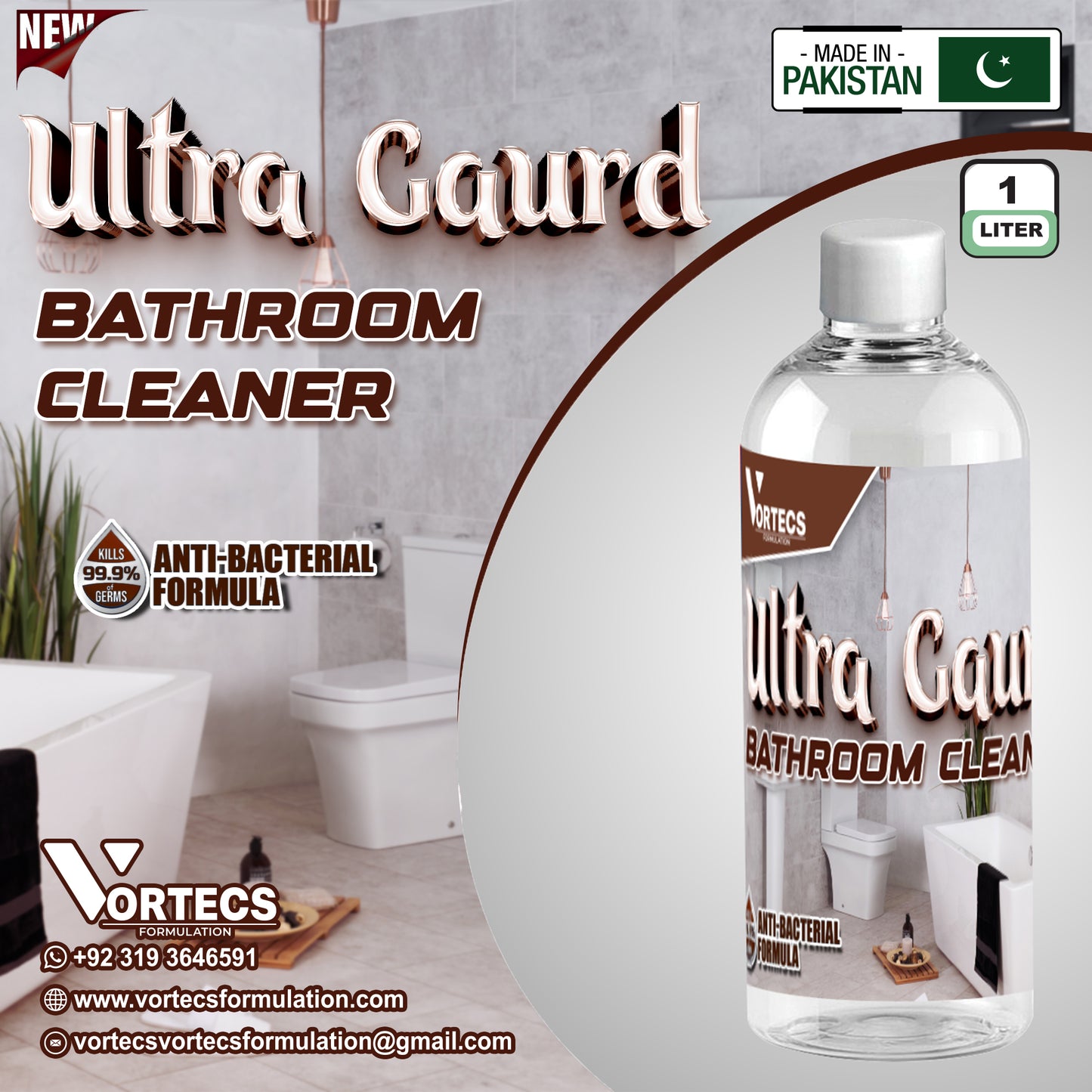 Ultra Guard Bathroom Cleaner Cool Mint Fragrance