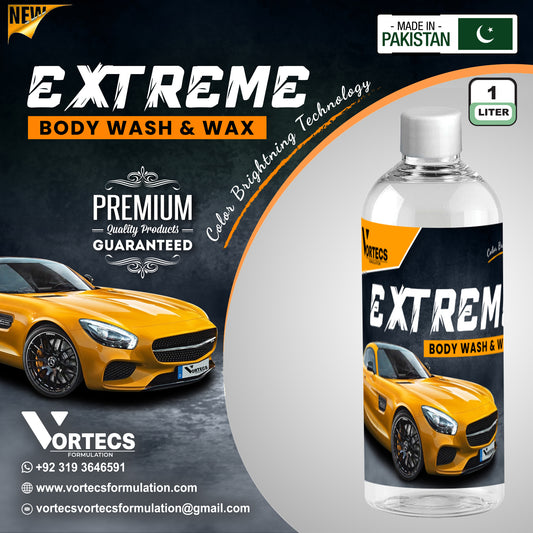 Extreme Body wash + wax car wash shampoo