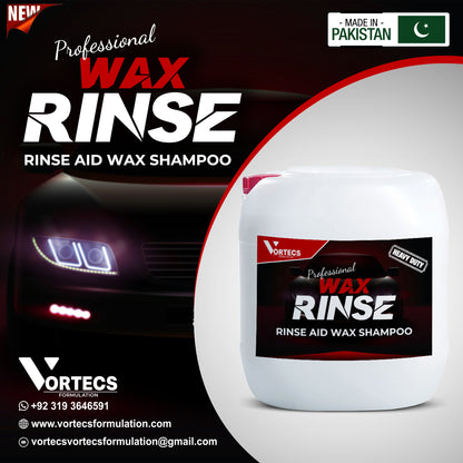 Wax Rinse Sealant Car wash & wax shampoo
