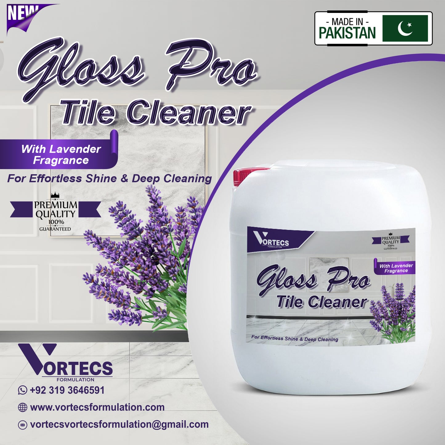 Gloss Pro Tile Cleaner - 1 litre