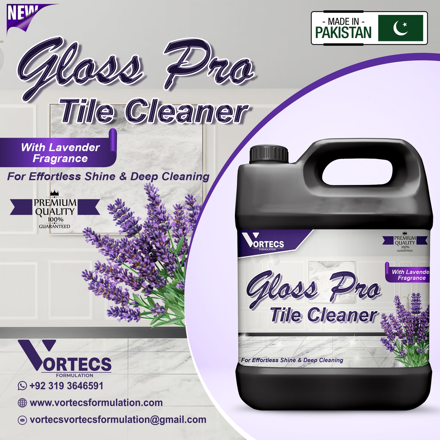 Gloss Pro Tile Cleaner - 1 litre