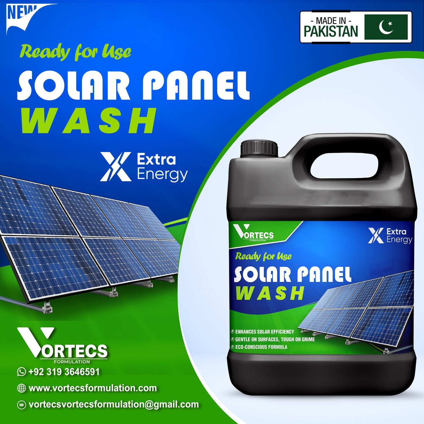 Solar Panel Wash ( Ready For Use )