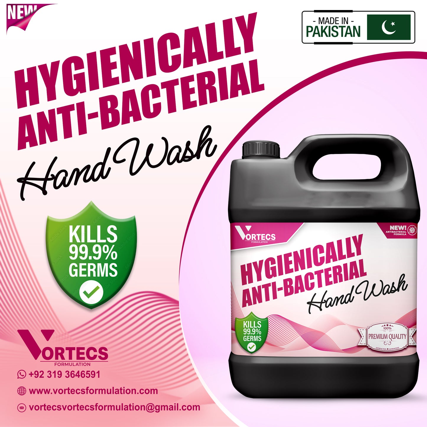 Hygienically  Anti-Bacterial Hand wash liquid Soap