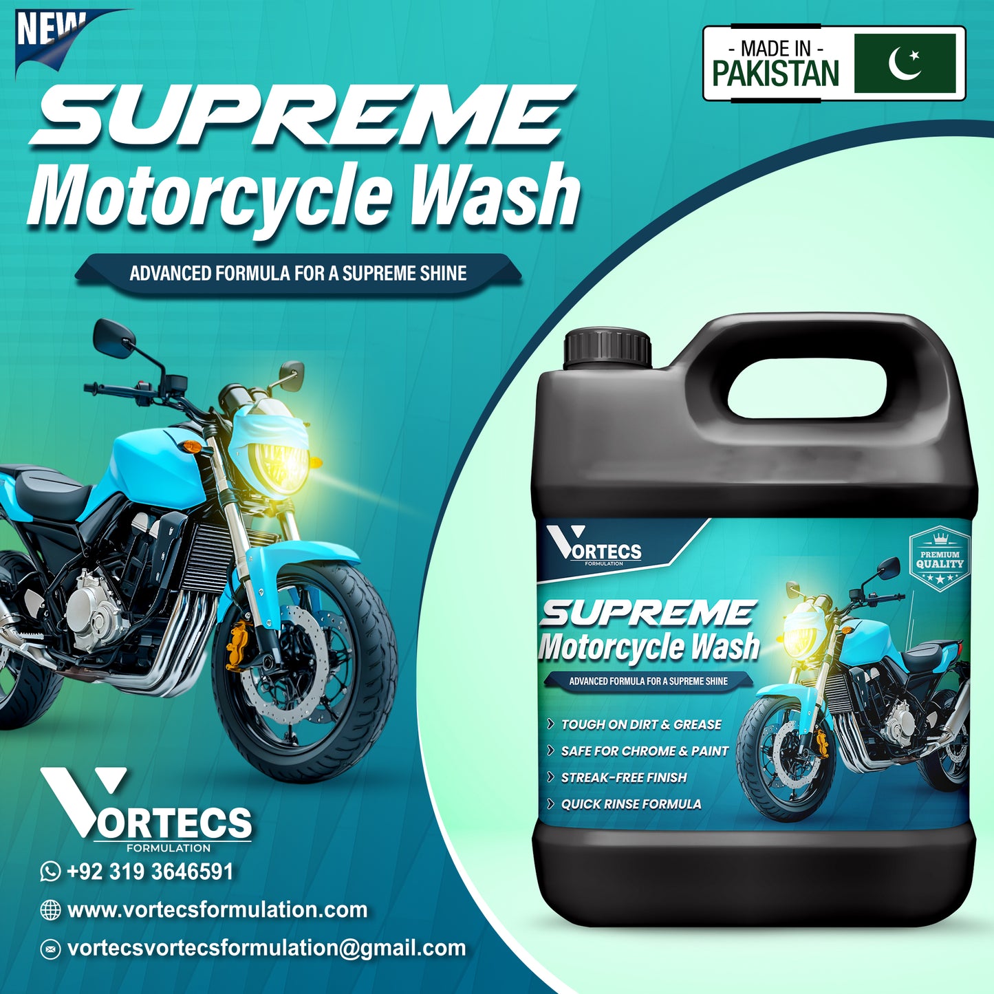Supreme Motorcycle Wash