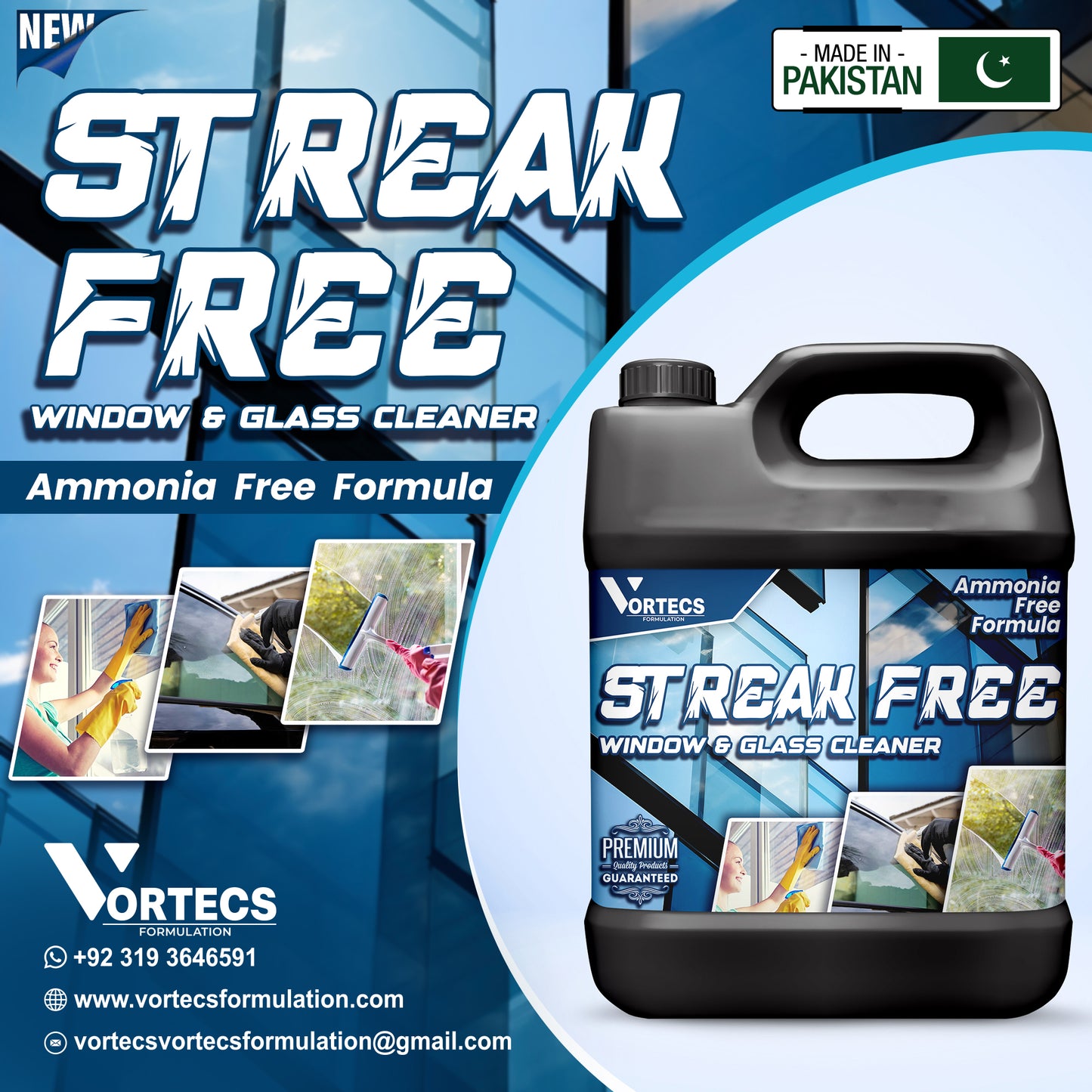 Streak Free Glass Cleaner