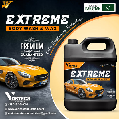 Extreme Body wash + wax car wash shampoo
