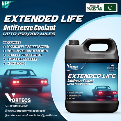 Extended Life Anti-Freeze Coolant For All Vehicle