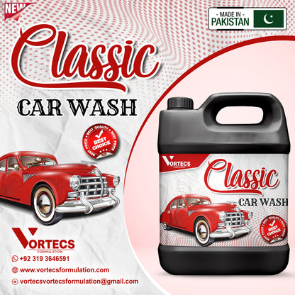 Classic Shine car wash & wax shampoo