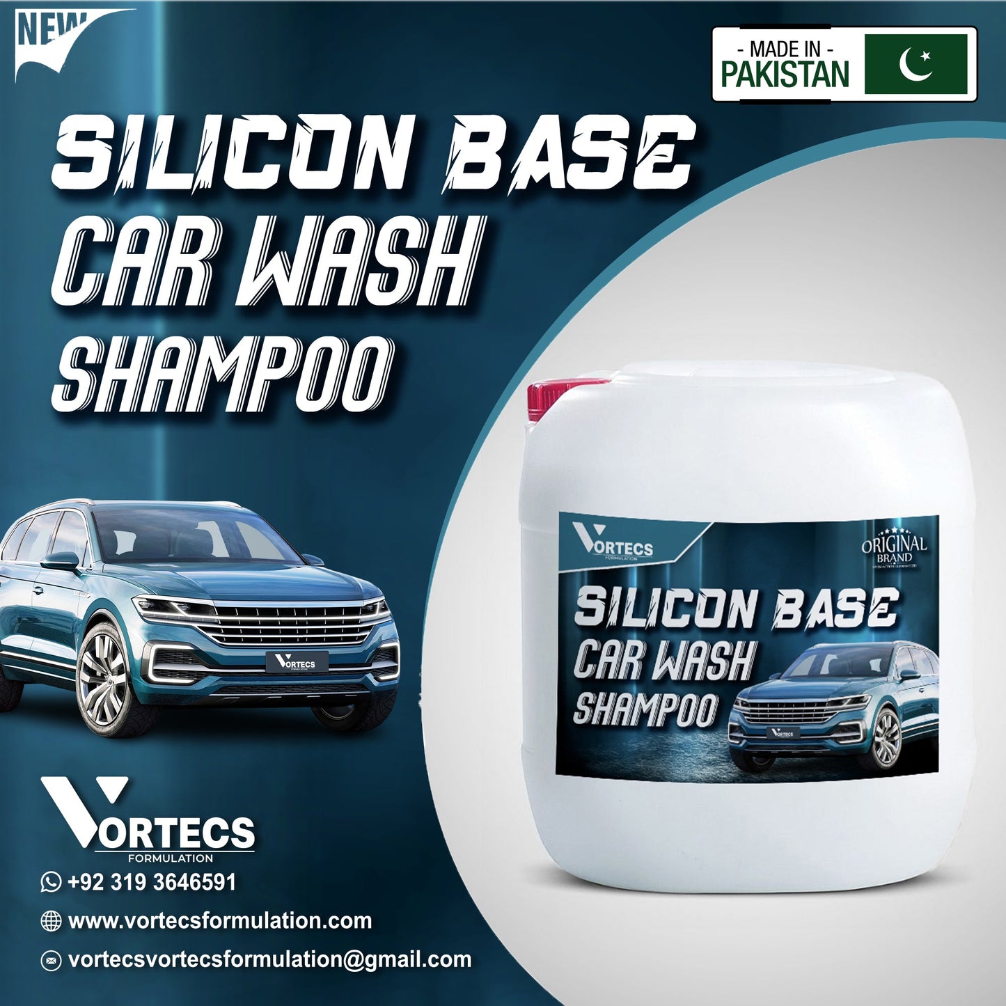 Silicone Base Car wash Shampoo - 30 litre